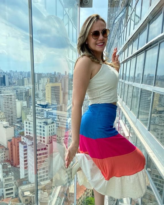 Dra. Luana Figuerêdo em uma viagem